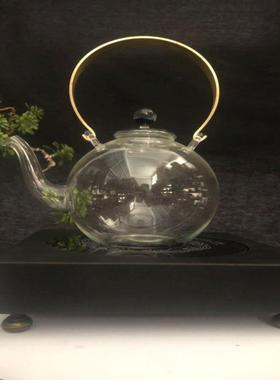 石头电陶炉茶炉煮茶器耐热高温玻璃壶茶具蒸煮茶壶电热陶厂家
