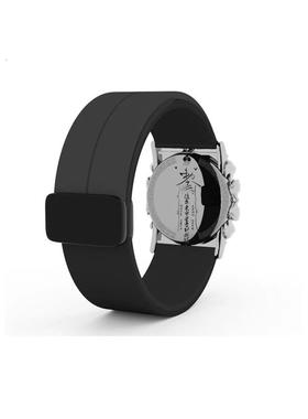 新款道系山鬼花钱硅胶磁扣腕带辰龙年貔貅新中式国风时尚手环手带