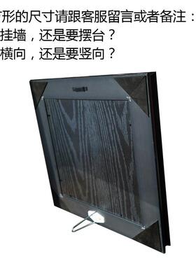 M3NO以琳画框中古黑色金钱豹相框黑色底装石膏像油画水彩画高分子