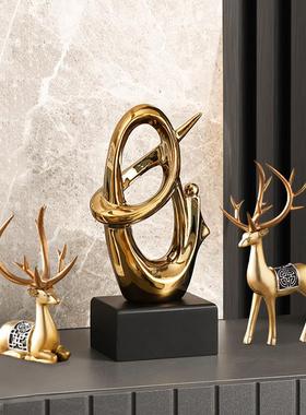 茶几边角几上轻奢现代简约软装饰品北欧家居客厅房间卧室内小摆件