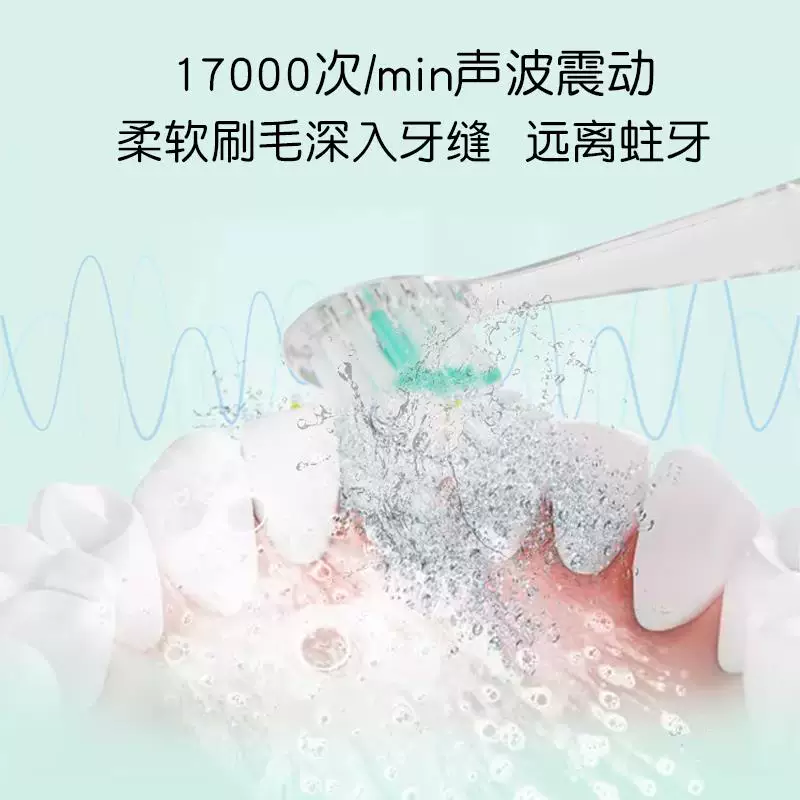 Children's changeable soft toothbrush, 3-6-12 years