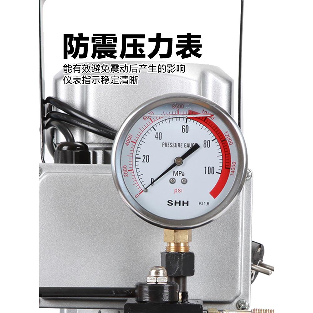 耐震压力表0-100Mpa工作压力100兆帕防震防腐耐用液压泵压力表 - 图2