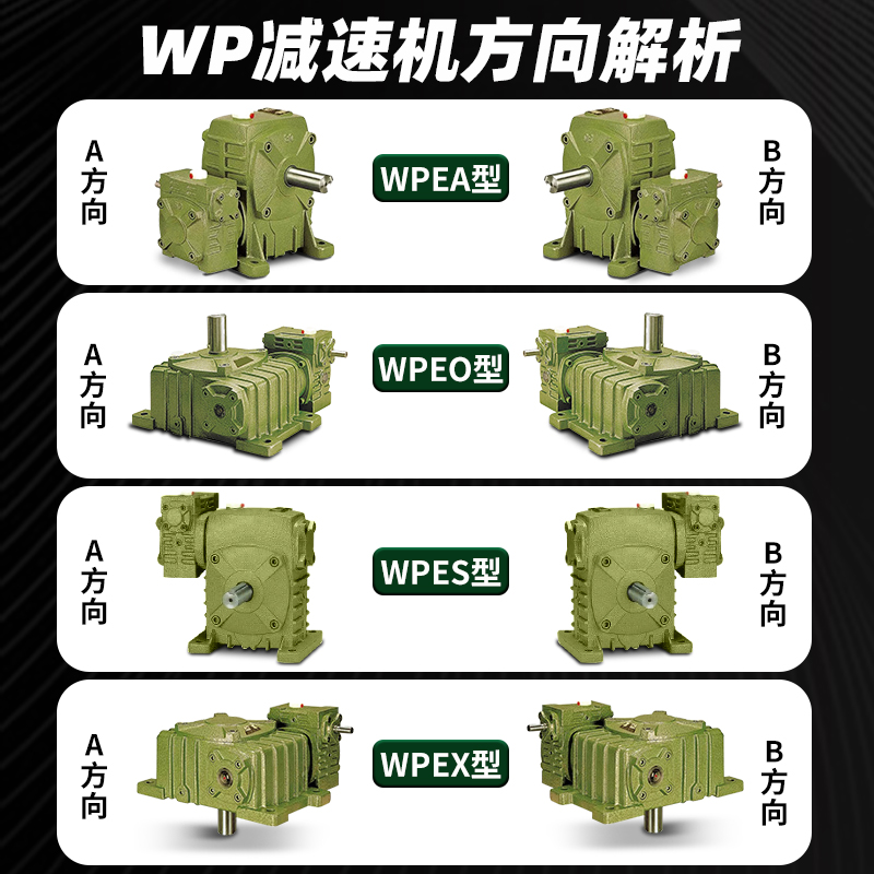 WPEA WPEO WPEX WPES 50-80 60-100 70-120 蜗轮蜗杆减速机器箱 - 图0