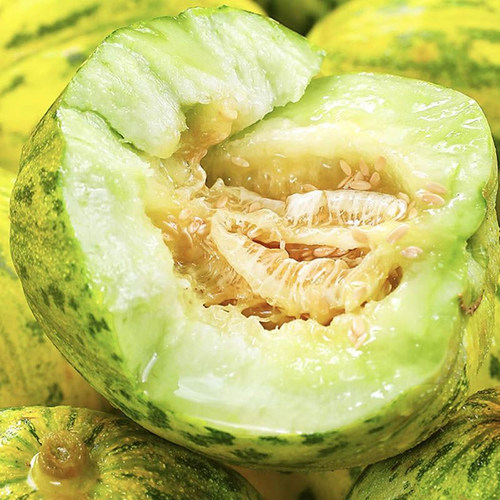 山东花美人甜瓜产地直发香甜多汁皆宜薄皮新鲜水果当季甜瓜3/5斤 - 图0