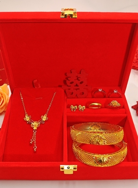 婚庆首饰套装新娘结婚假三金