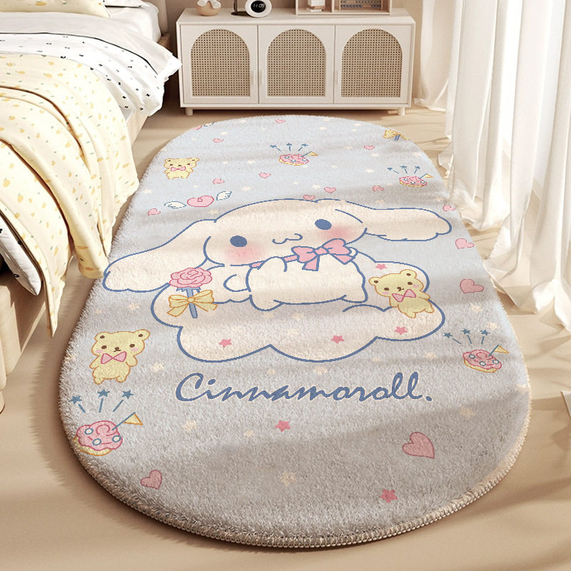 卡通床边地毯卧室公主床边毯房间冬天仿羊绒女孩儿童房厚地垫新款,淘宝优惠券,粉丝福利购,淘宝优惠卷