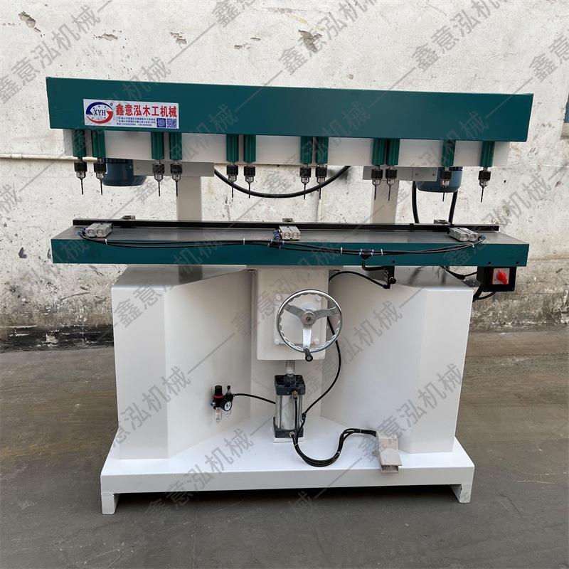 木工机械钻床8头多轴可调节钻孔机水平侧孔机铝型材钻孔机打孔机 - 图0