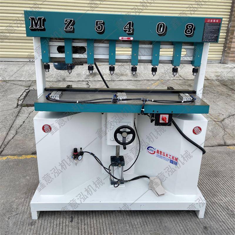 木工机械钻床8头多轴可调节钻孔机水平侧孔机铝型材钻孔机打孔机 - 图1