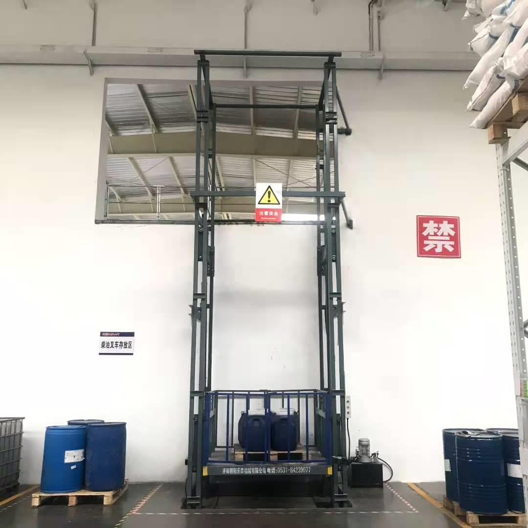 升降机货梯液压导轨式升降平台二层四层货物提升机上下楼 - 图2