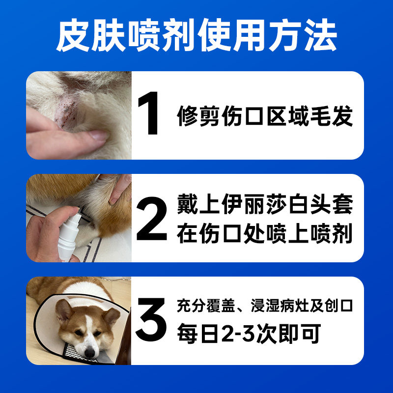 澳龙皮肤喷剂伕可宁盐酸特比萘芬狗狗癣猫咪宠物真菌藓感染喷雾剂,淘宝优惠券,粉丝福利购,淘宝优惠卷