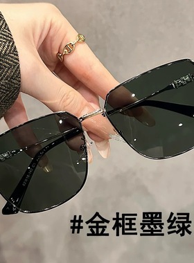 日本品质高级感偏光太阳镜男2025新款大脸可配度数开车驾驶墨镜超