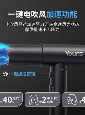 永日高速吹风机理发店专用电吹风发廊发型师专业负离子护发吹风筒