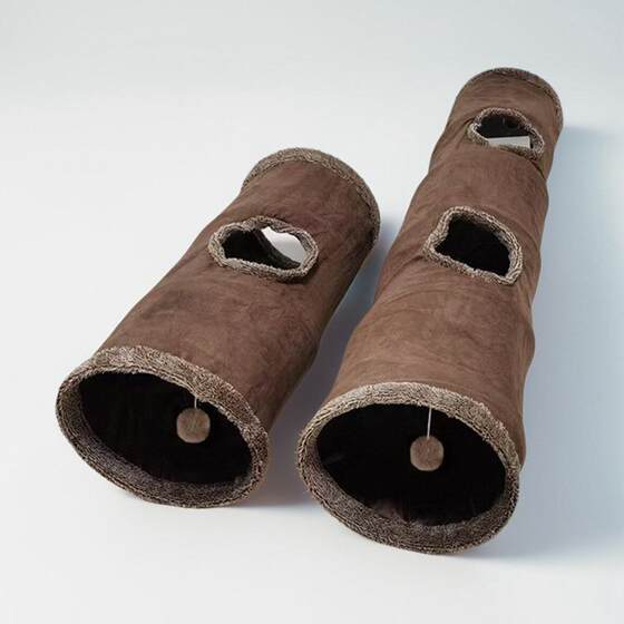 Hot selling cat tunnel crawling drill hole suede channel foldable pet funny cat new toy