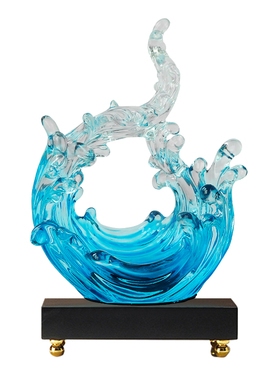 热销风生水起酒柜装饰品摆件家居饰品现代客厅电视柜办公室招财工