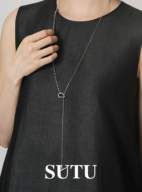 素图925银简约气质小众设计配饰