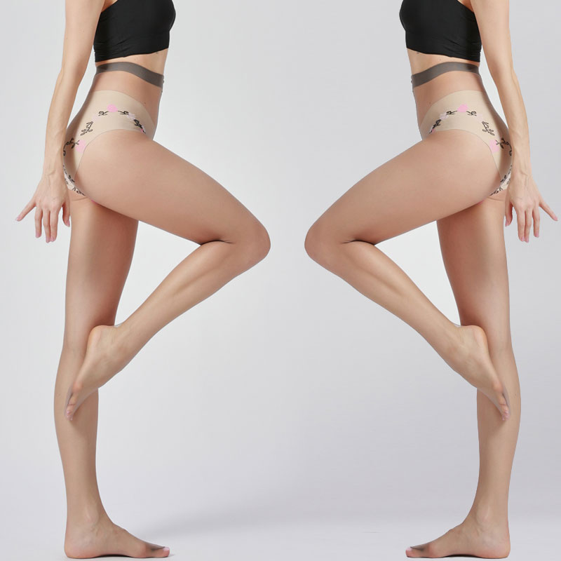 黑丝【布兰卡】天鹅绒防勾丝任意剪0D超薄裸感美肤袜提花黑丝袜 - 图1