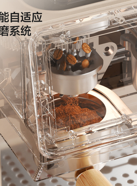 【新品】 艾摩客Aeomjk/CM5829全自动家用双萃意式研磨一体咖啡机
