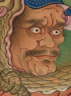 菩提树神尊天婆竭罗王尊天工笔佛