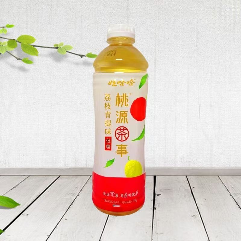 娃哈哈桃源茶事1升大瓶装低糖饮料蜜桃乌龙荔枝青提味混合一整箱