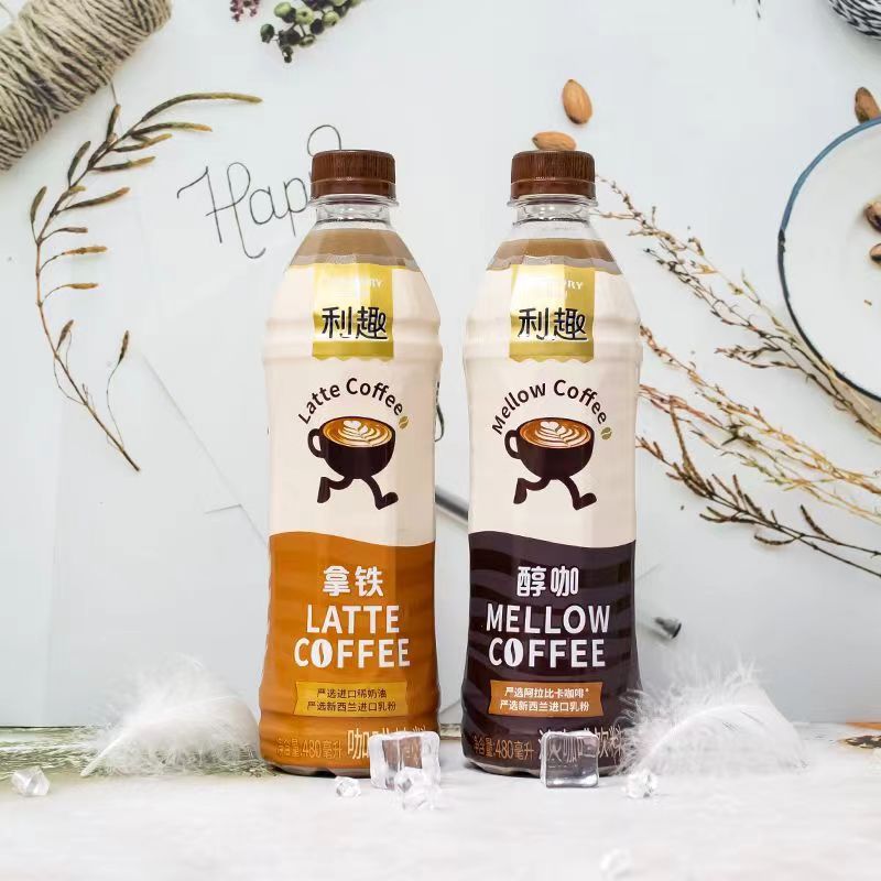 三得利利趣咖啡饮料醇咖/拿铁480ml*4瓶装严选新西兰进口乳粉饮品