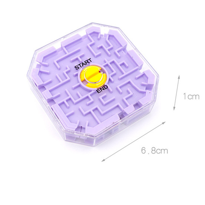 推荐Educational Toy3D Maze Magic Cube Transparent Ten-Sided - 图0