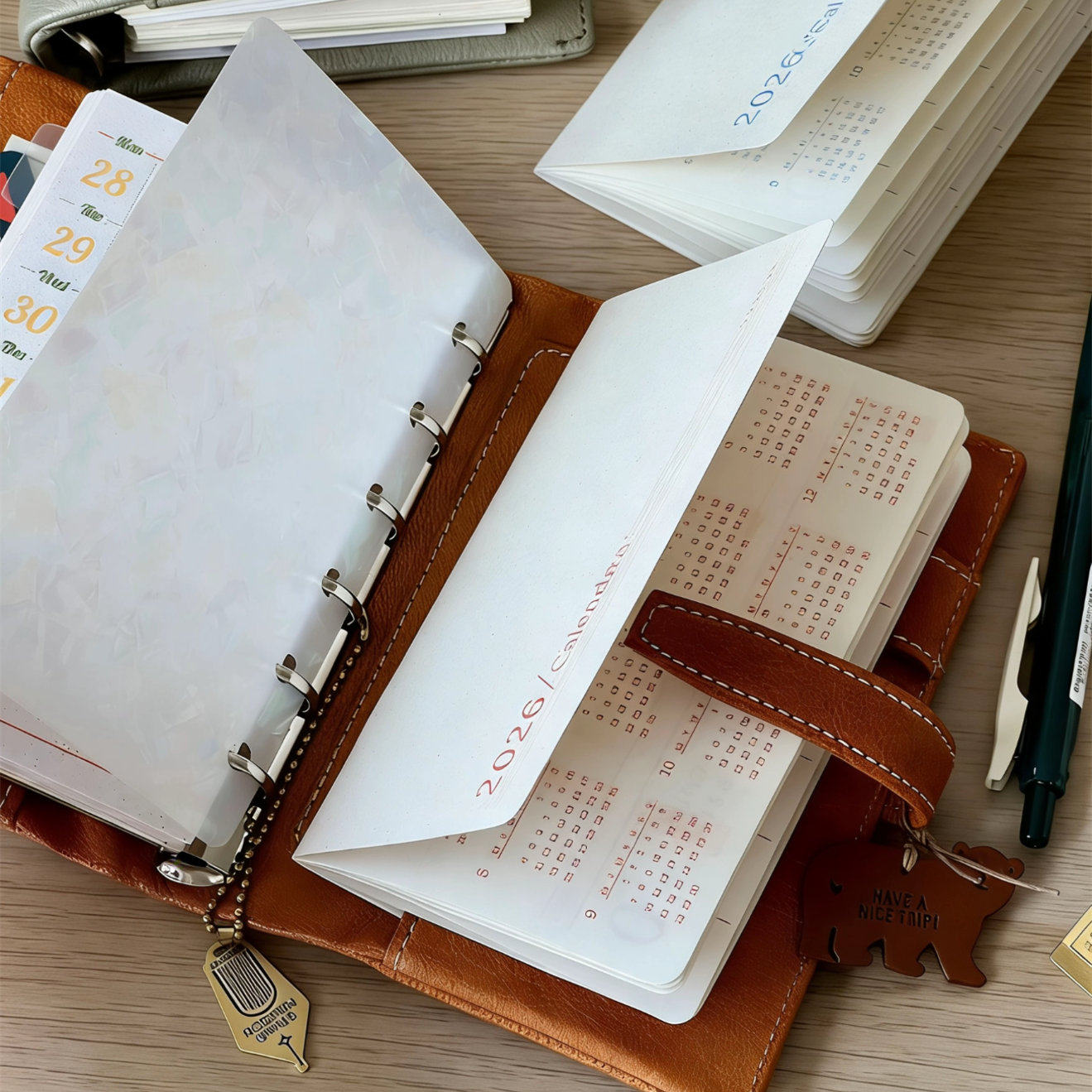 2026年新款迷你存折月历本便携自律打卡手帐日程计划笔记本手账本,淘宝优惠券,粉丝福利购,淘宝优惠卷