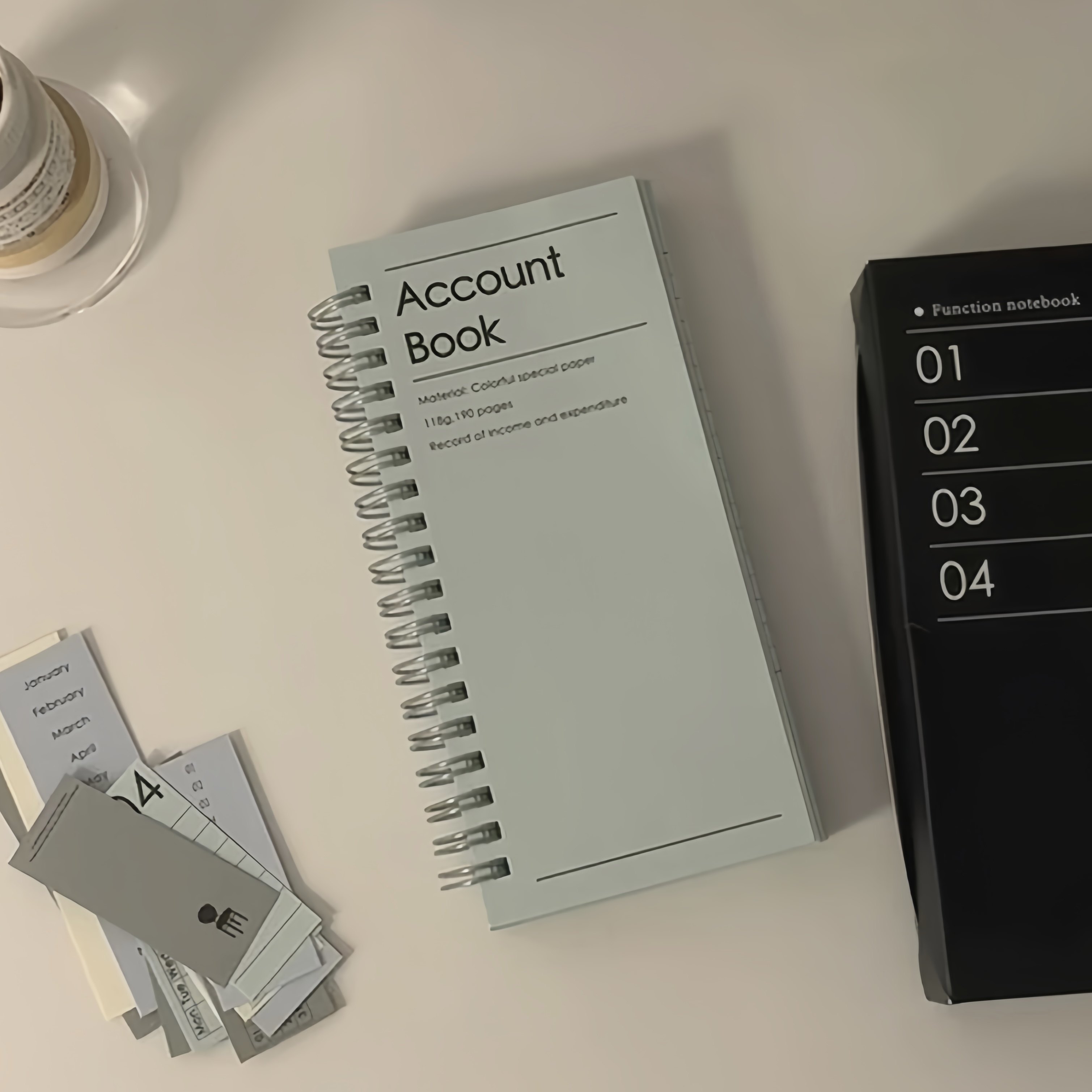 韩系多功能记账本线圈手帐本高颜值ins学生日计划打卡记事笔记本,淘宝优惠券,粉丝福利购,淘宝优惠卷