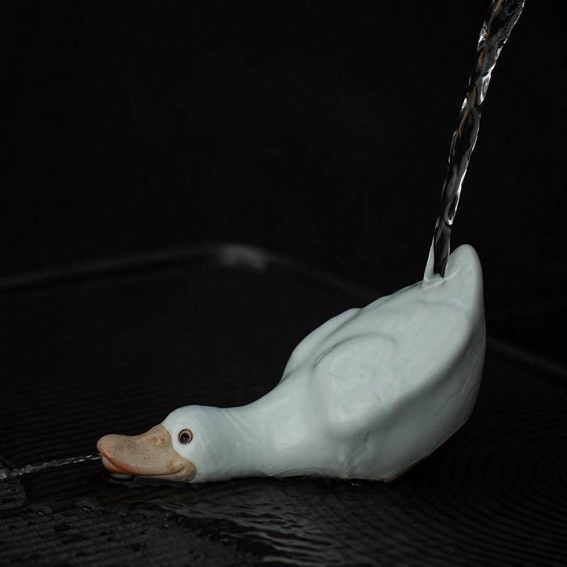 宇轩汝窑茶宠物喷水御猫手工可爱龟鸭蜗牛饰品精品茶玩茶艺可养小,淘宝优惠券,粉丝福利购,淘宝优惠卷