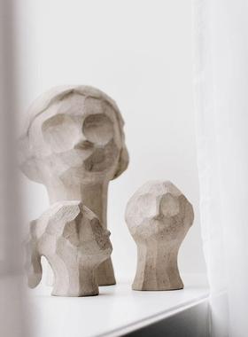 瑞典Cooee Design艺术家联名款人像雕塑艺术摆件北欧设计装饰雕像