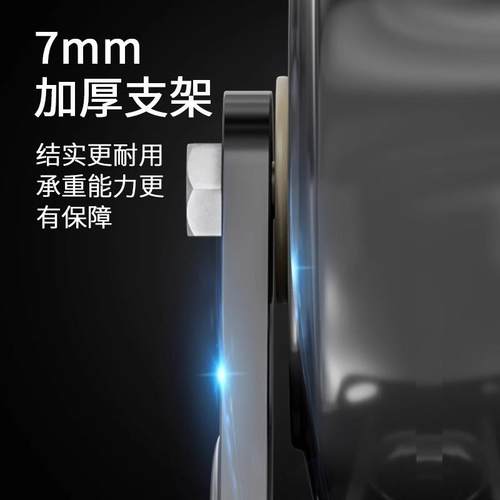 米想路霸铝芯橡胶万向轮4/5/6/8寸重型载重脚轮净音手推车轮子 - 图2