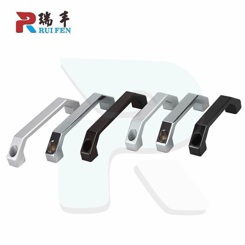 LS506抽屉拉手设备提手中式LS520 工业铝合金方形U型箱柜体把手 - 图1