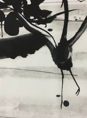 吴冠中鹤舞图现在中式国画艺术