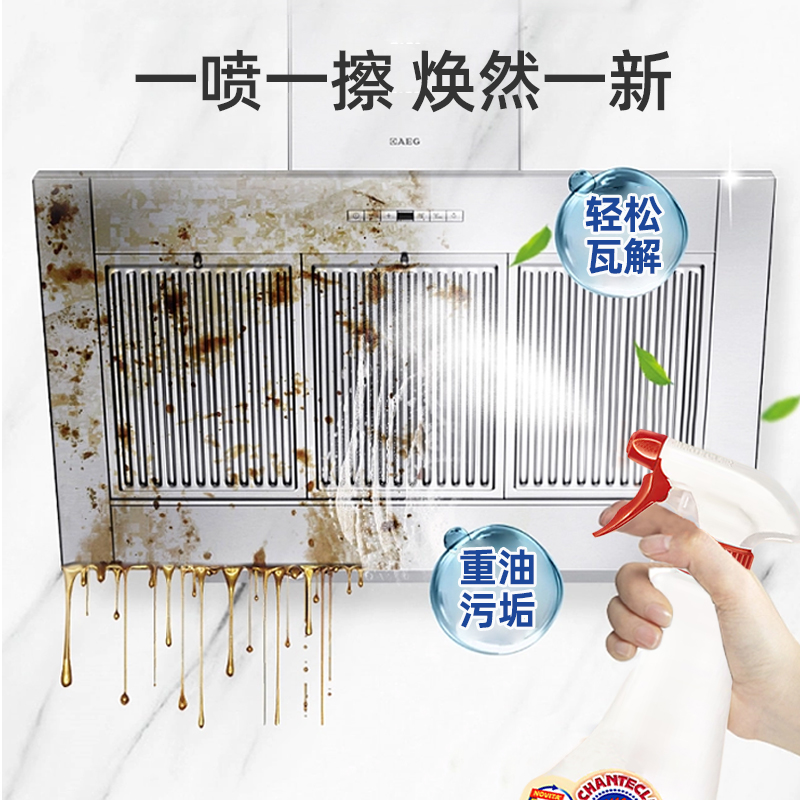 大公鸡管家清洁剂厨房强力去油污净清洗剂牌意大利旗舰店官方专卖