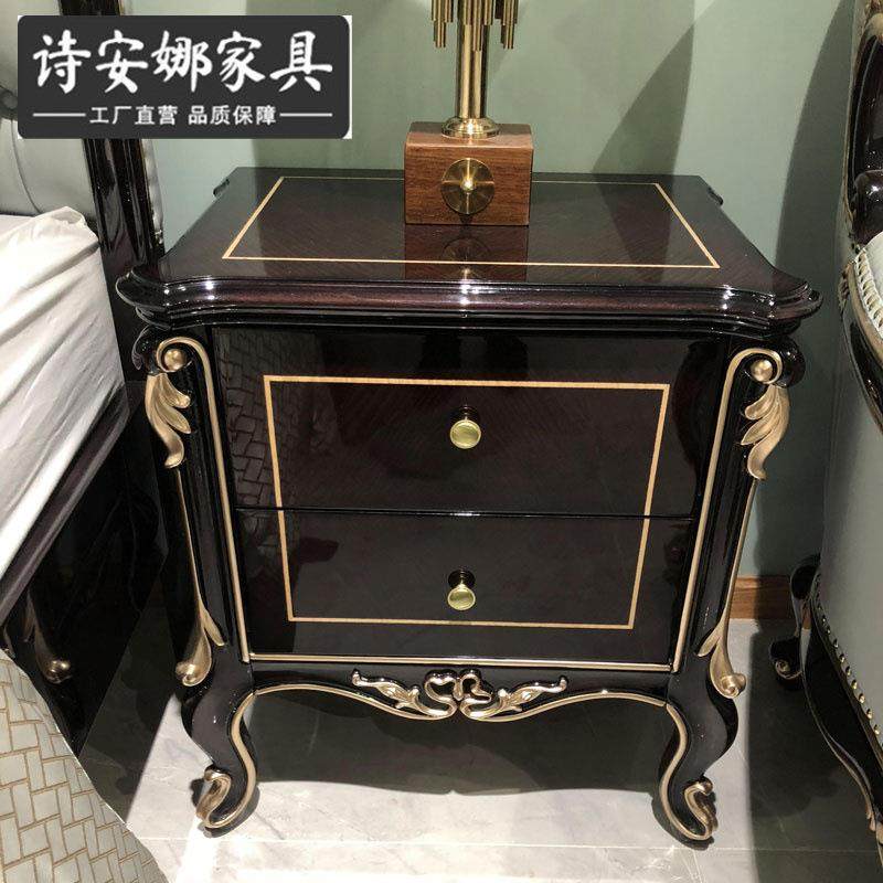 欧式皮艺床卧室实木雕花新古典奢华1.8米公主床主卧婚床简欧家具,淘宝优惠券,粉丝福利购,淘宝优惠卷