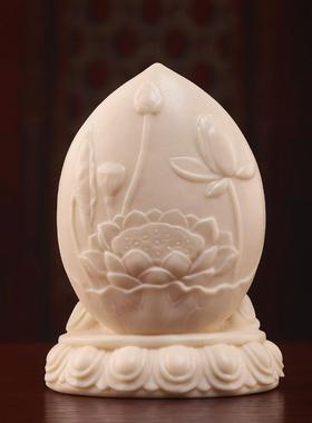 戴玉堂林弋新陶瓷摆件《本命佛十二生肖守护神》玉黄瓷家用供奉