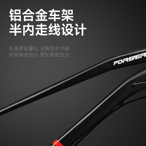 官方旗舰店永久长途骑行旅行自行车成人男女铝合金变速城市越野车 - 图3