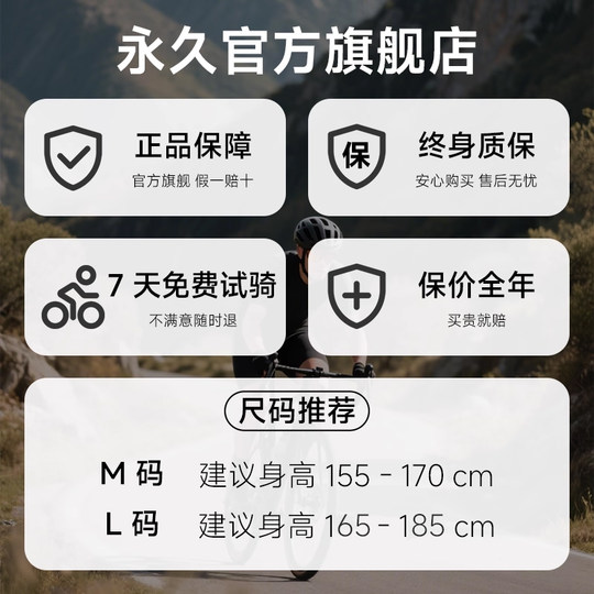 永久自行车成人男女款式变速超轻铝合金直把城市通勤内走线单车