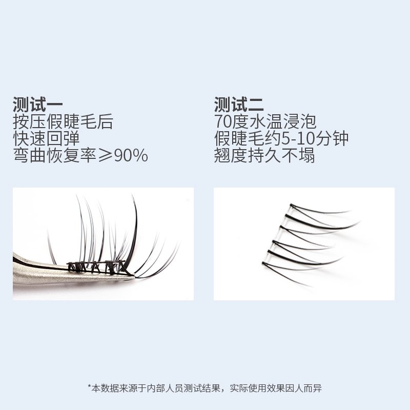 ShunYale顺耶分段式下睫毛白昼暗夜系列自然浓密卷翘仿真假睫毛女