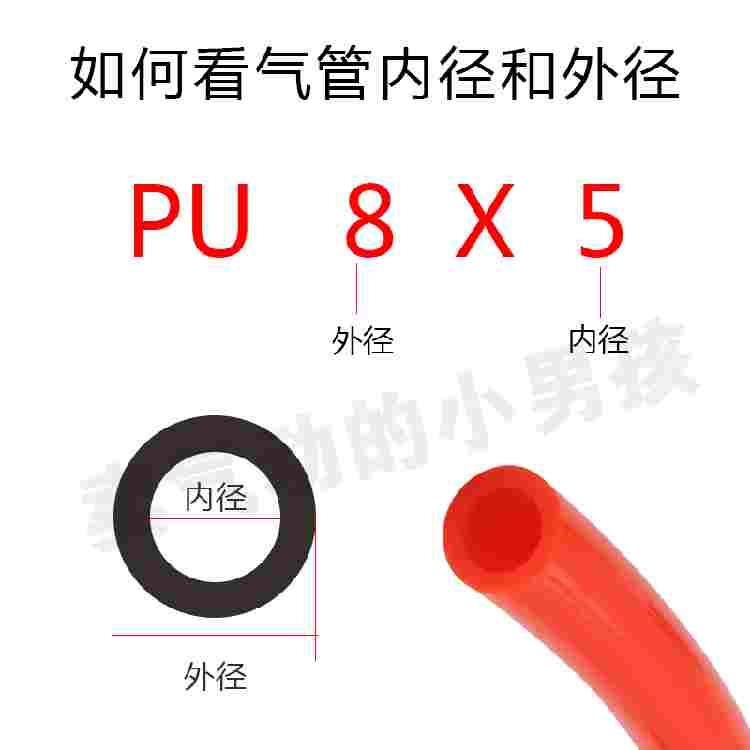 铜镀镍锁母式气管快拧直通直接头PC6-01/8-02/10-04/12-03/16-04 - 图2