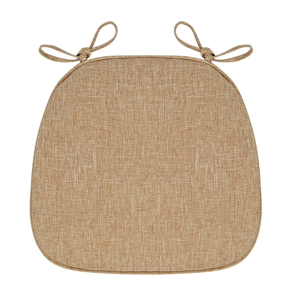 坐垫餐椅垫马蹄椅子餐桌垫马蹄形椅垫四季棉麻家用原木风实木座垫,淘宝优惠券,粉丝福利购,淘宝优惠卷