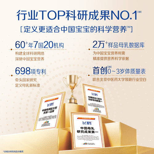 飞鹤迹萃1段婴儿配方奶粉750g 自护顶量乳铁蛋白8种HMOs+益生菌 - 图2
