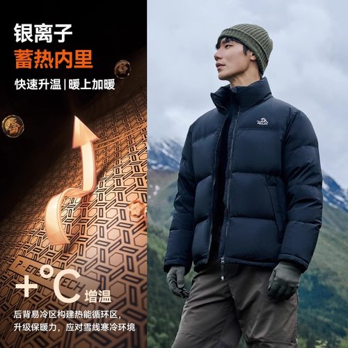 【小红书同款】伯希和户外800蓬羽绒服女冬季新款男保暖情侣外套 - 图1