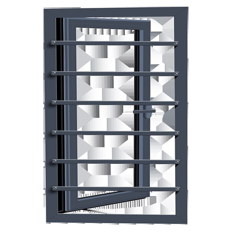 窗户防护栏可伸缩高层飘窗阳台新型儿童安全防盗窗家用自装免打孔-图2