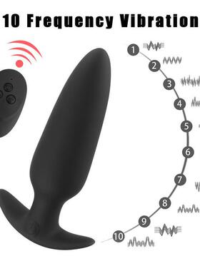 Prostate Massage Wireless Remote Control Anal Plug Dildo Vib
