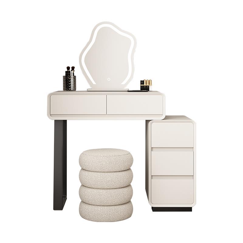 法式奶油风实木型梳妆台储台物柜化妆现F77H7M67代简小户卧约室化 - 图3