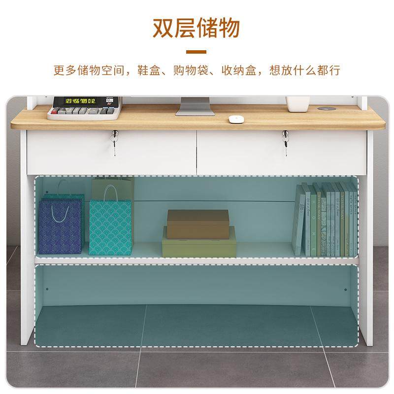 收银台小型店铺服装店便利店柜台简易前台接待台简约现代吧台桌,淘宝优惠券,粉丝福利购,淘宝优惠卷