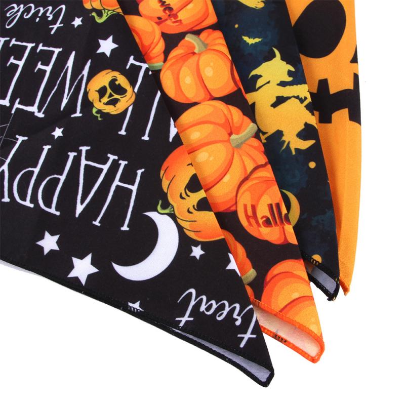 推荐New Pet Halloween Saliva Towel Dog Collar Kerchief Fashi-图3