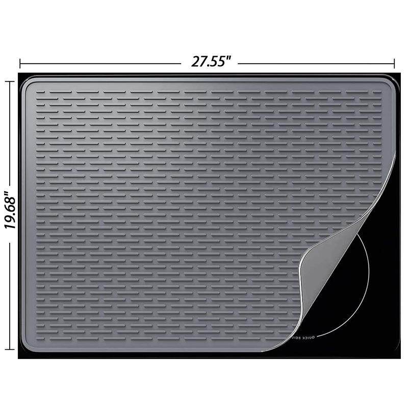 现货硅胶炉灶垫电炉顶盖保护垫厨房台面碗碟沥水垫防滑灶台垫隔热,淘宝优惠券,粉丝福利购,淘宝优惠卷