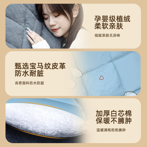 雅迪冠能二代E8/E8S电动车冬季专用挡风被加绒加厚改装装饰配件 - 图2