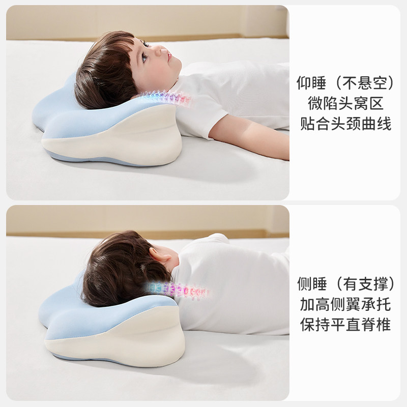 ipoosi儿童枕头3到6岁到10岁宝宝枕头1到3岁婴儿枕头云朵枕护脊枕,淘宝优惠券,粉丝福利购,淘宝优惠卷